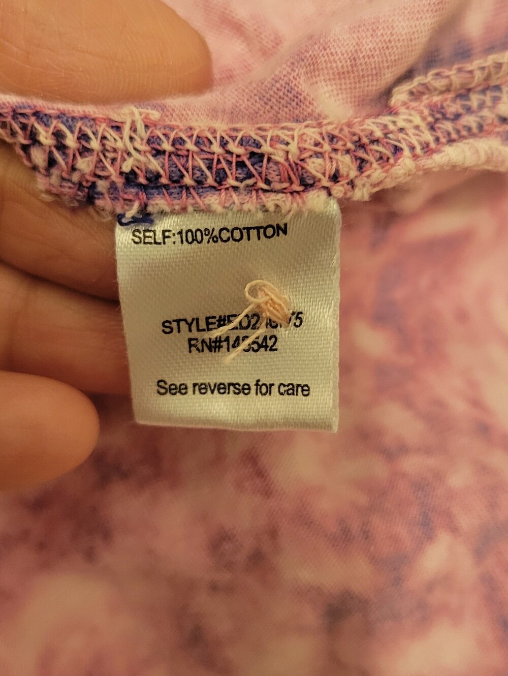 Aratta Silent Journey Medium Purple Tie Dye Embroidered Tunic Dress Top NWT Boho - Picture 11 of 12